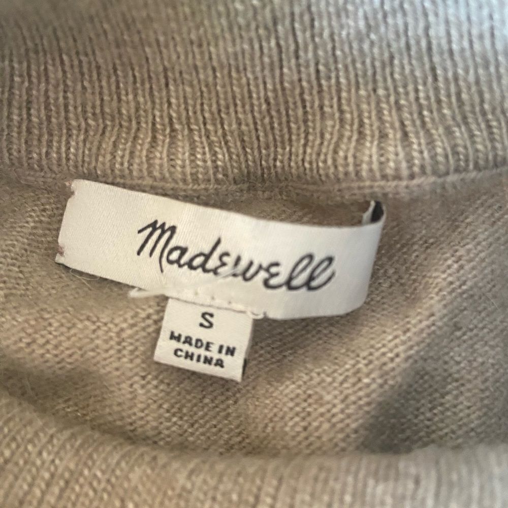 MADEWELL Ashbury Mock Neck Sweater-S - Picture 4 of 4